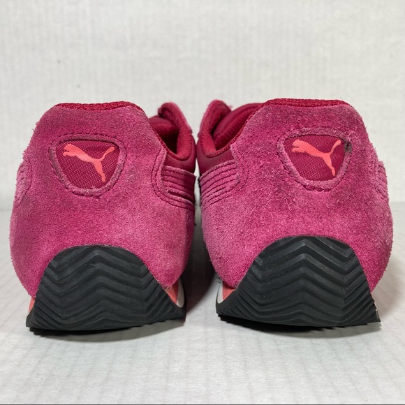 PUMA Rio Speed Fuchsia Suede Classic Gym Training Running Shoes Sz 6.5 356869-06 - Picture 5 of 8